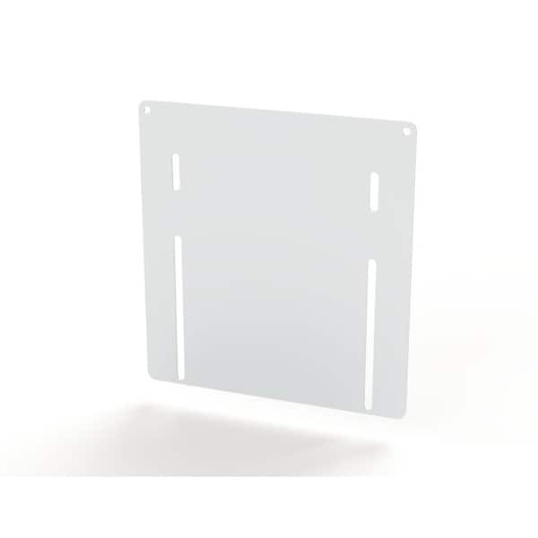 Barrier Extension, 7-1/2 in. H x 8 in. W x 0.05 in. L, Carbon Steel